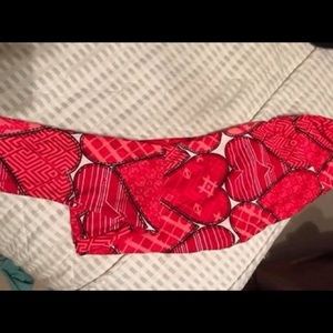 Leggings lularoe valentines hearts